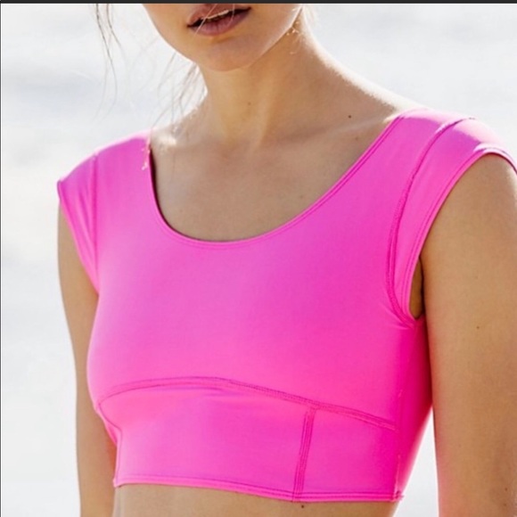 Free People Movement activewear hot pink NWOT - Picture 2 of 8
